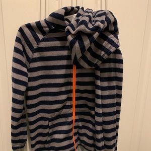 Fleece Mini Boden Hooded Jacket Size 6-7y